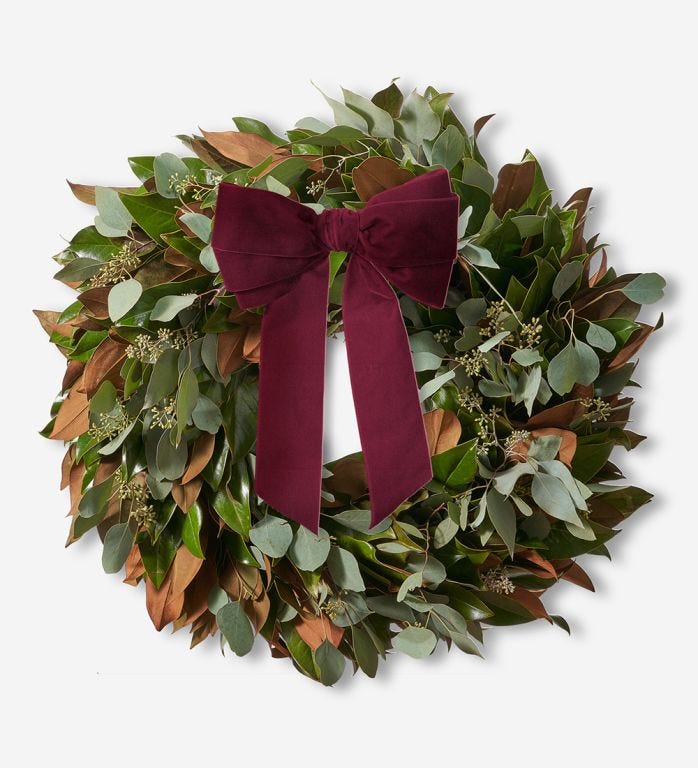 Magnolia Christmas Wreath